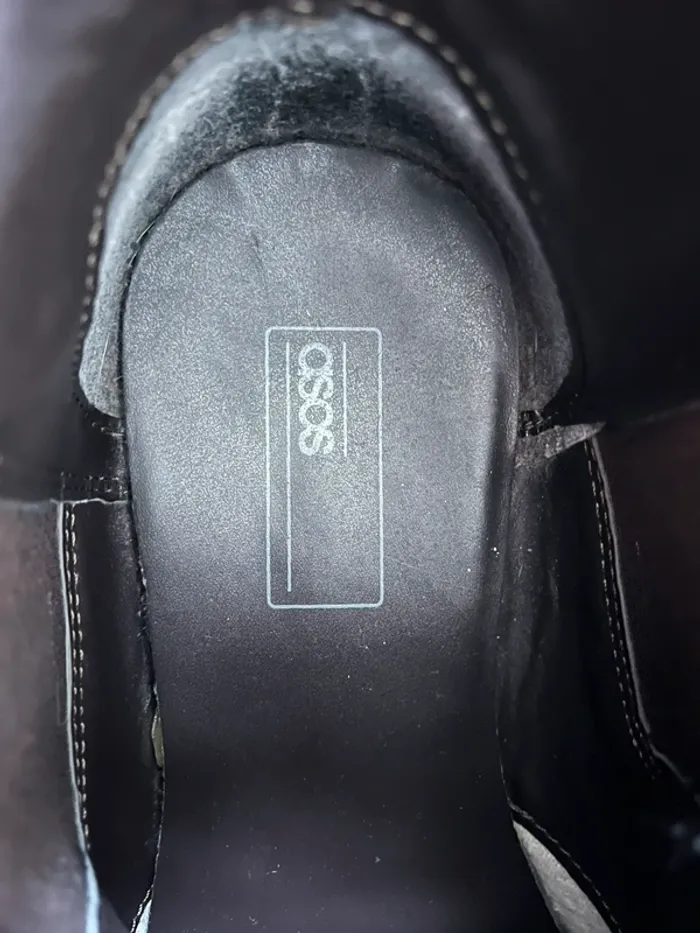 Bottines marron cuir asos - photo numéro 3