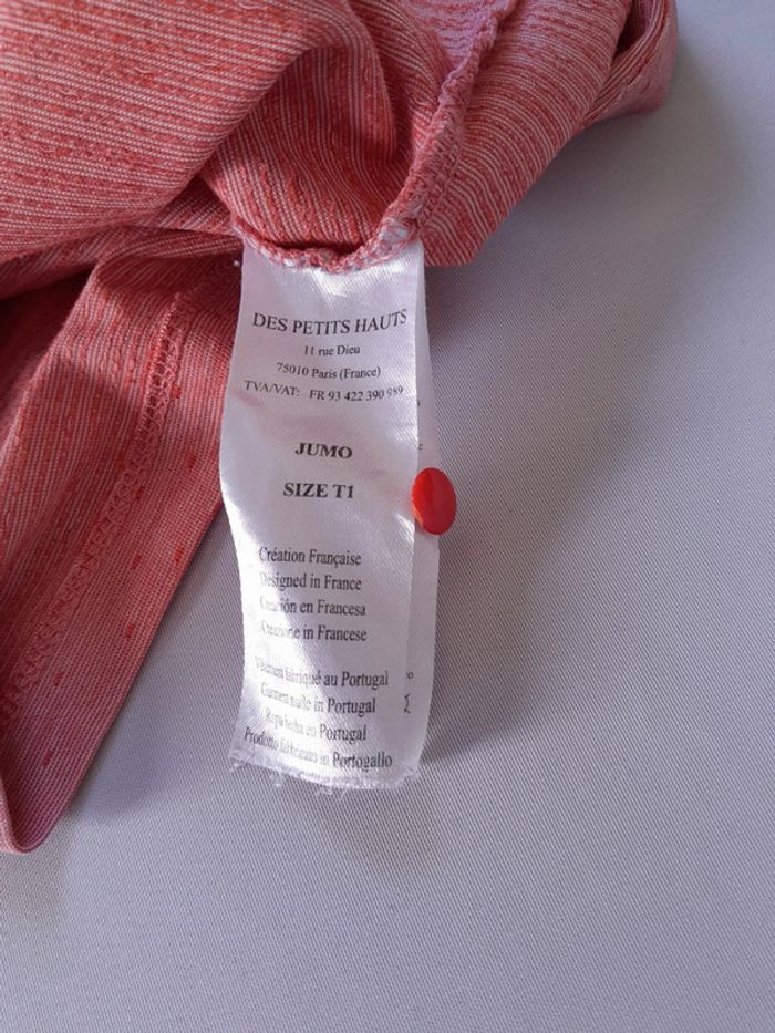 Tee shirt a boutons Des petits hauts taille 1 - photo numéro 5