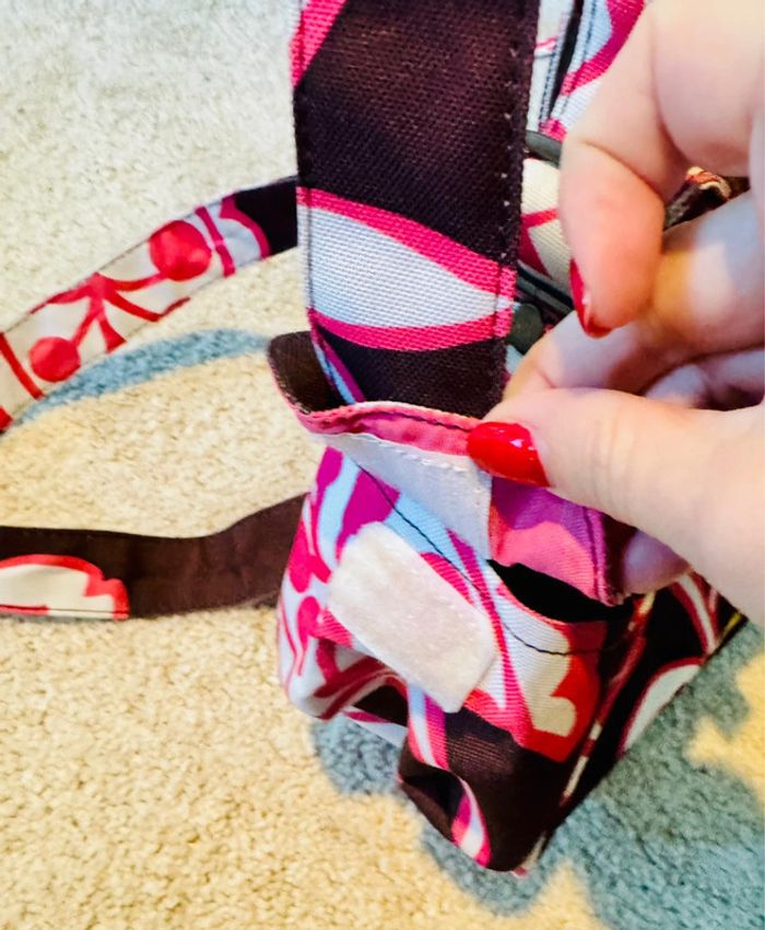 Sacoche ROXY rose et marron - photo numéro 5