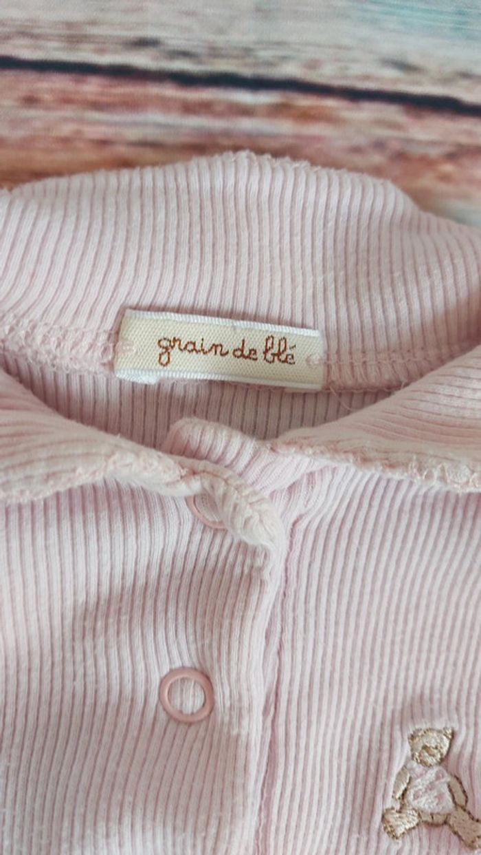 Lot de 5 bodies manches courtes fille 6 mois - photo numéro 3