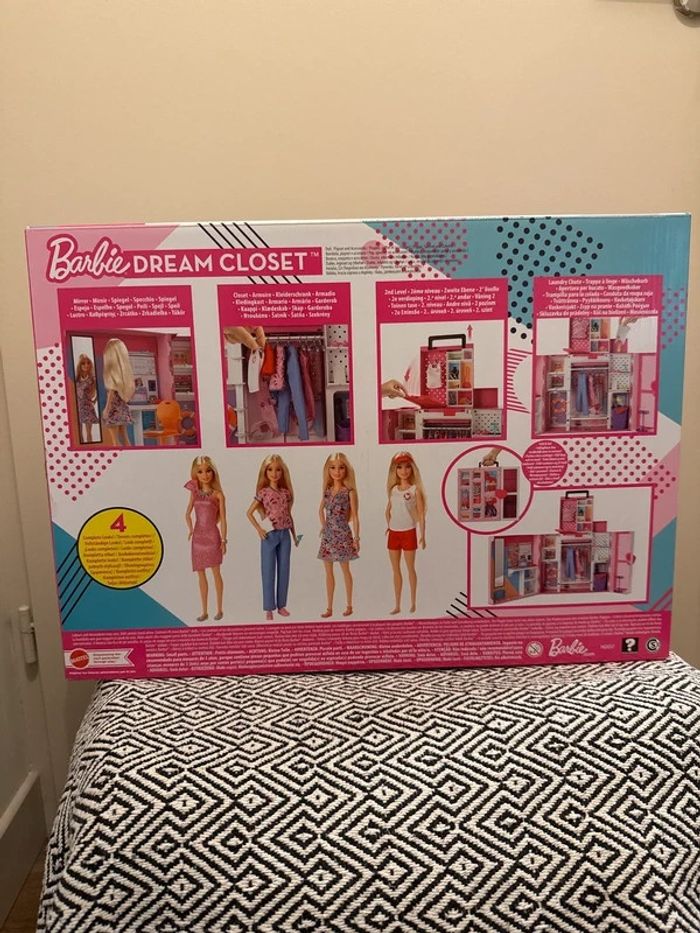 Mattel - Poupée Barbie Mannequin et Coffret Dressing Deluxe - photo numéro 2