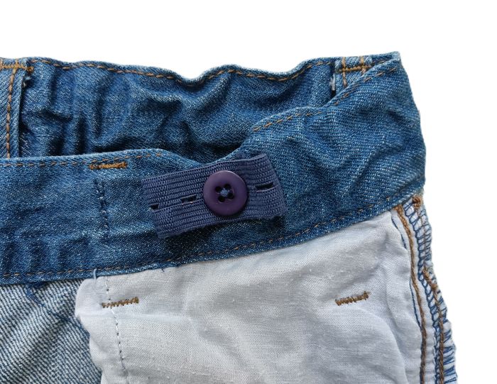 Short en jean bleu délavé. La Redoute. Taille 8 ans. 126 cm - photo numéro 5