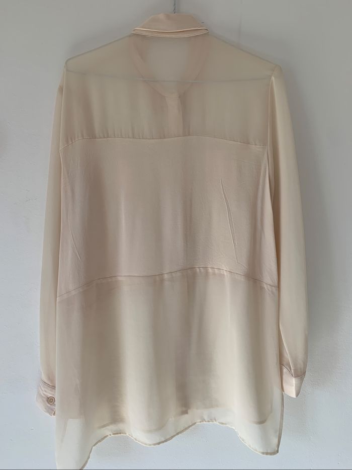 Chemise écru Zara - photo numéro 4