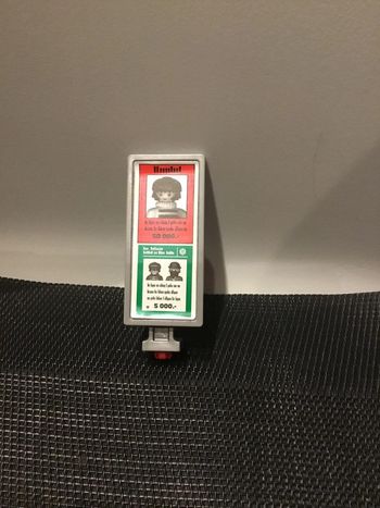 Playmobil panneau avis de recherches poste de police commissariat