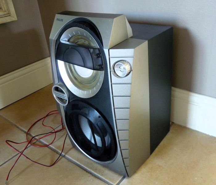 Enceinte pour chaine hifi Philips equipement son audio musique TBE - photo numéro 2