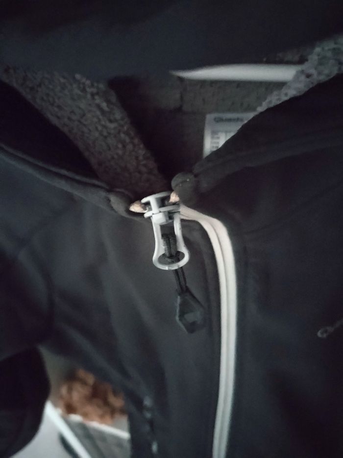 Veste imperméable chaude intérieur polaire "Quechua" en parfait état - photo numéro 5