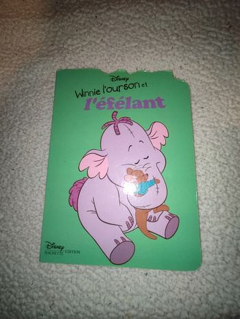 Livre Winnie l'ourson et l'éfélant