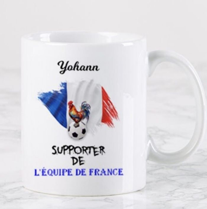 Mug supporter équipe de France