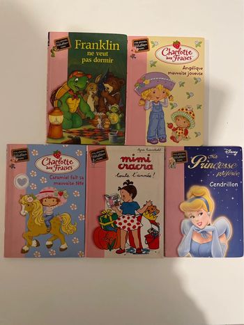 Livre enfant bibliothèque rose