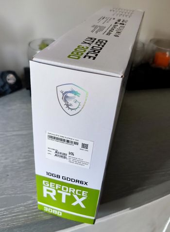 Carte Graphique MSI NVIDIA RTX 3080 Suprim X 10Go GDDR6X