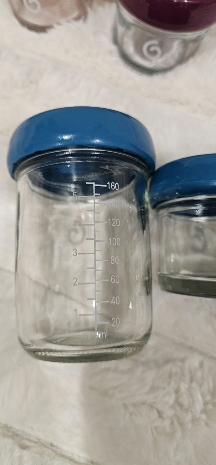 Lot de 8 pots en verre Babybols babymoov en tres bon état - photo numéro 7