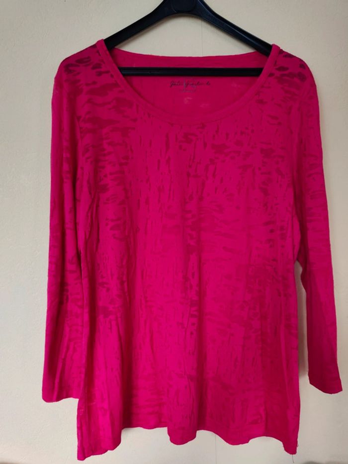 Magnifique tunique rose Julie guerlande taille 38 ou M
