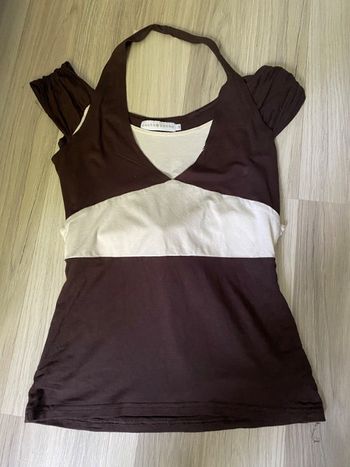 T-shirt marron