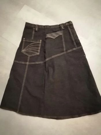 Jupe en jean marron Taille 40 Christine Laure