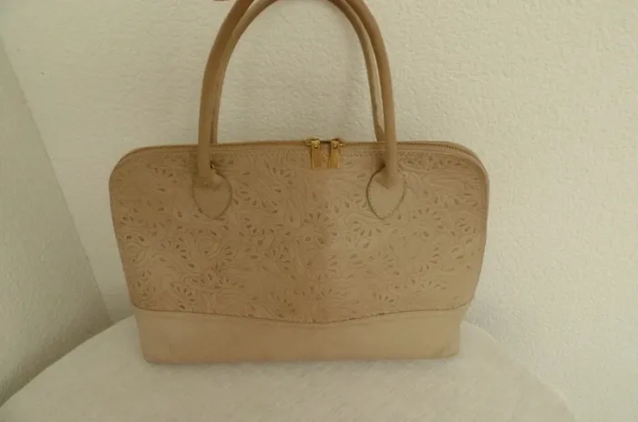 Sac genuine leather-cuir Made in Italy-vintage - photo numéro 13
