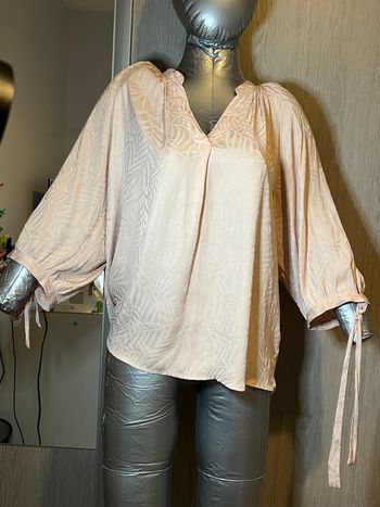 Chemise beige abricot M