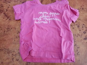 T shirt 18 mois fille