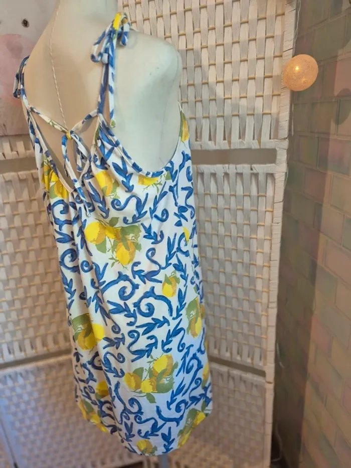 💕Jolie Robe d'été femme T38 /40(M) Esmara - Imprimé citrons💕 - photo numéro 10