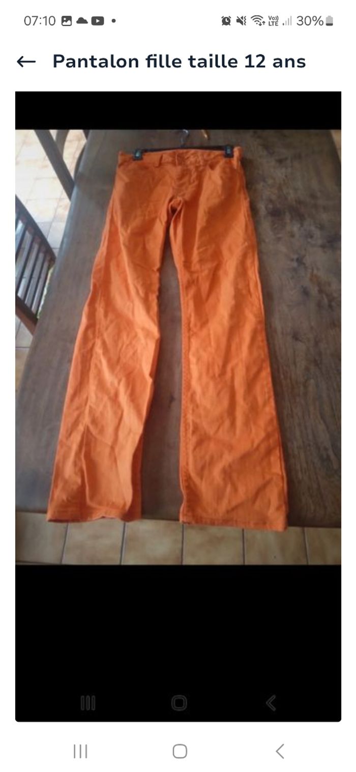 Pantalon fille