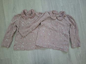 Tee shirts manches longues jumelles 18-24 mois CA