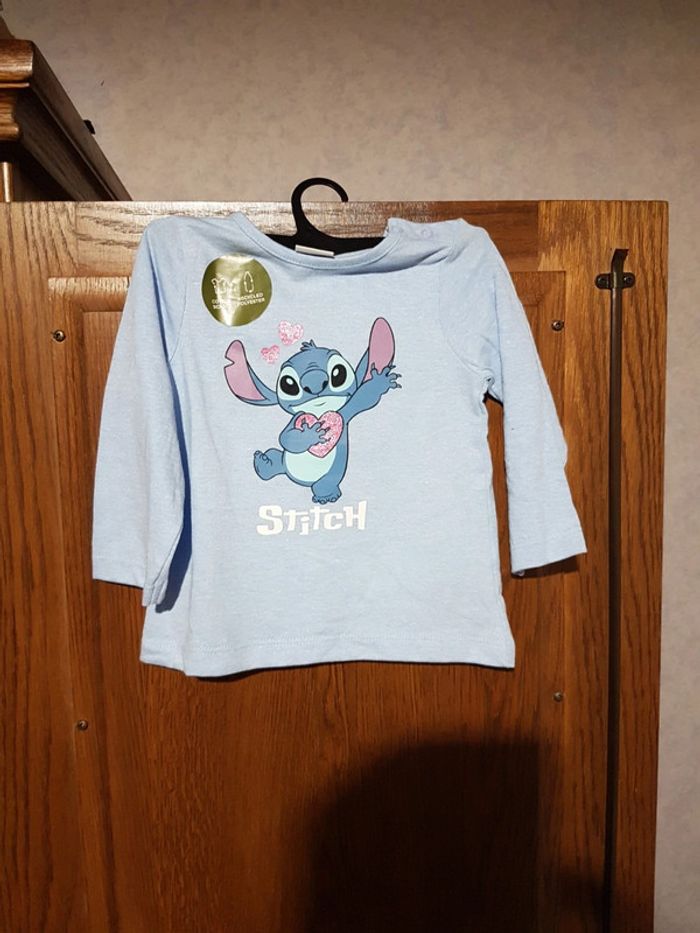T-shirt stitch 12 mois Disney baby