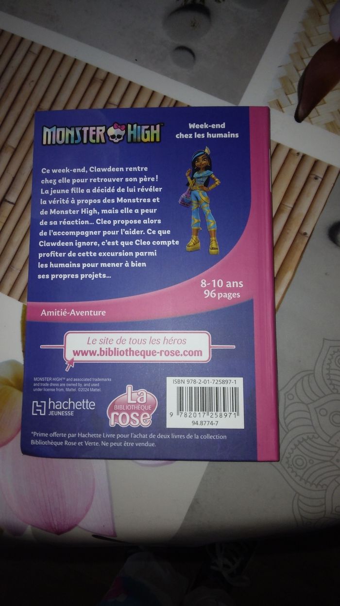 Livre monster high - photo numéro 2