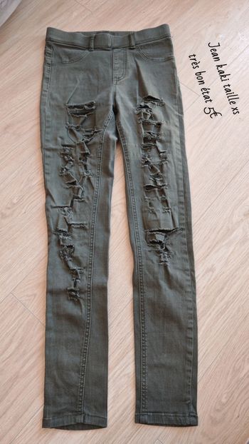 Jean skinny kaki taille XS 🌹