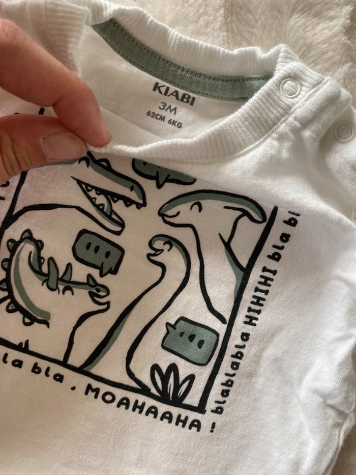 T-shirt dinosaures kiabi - photo numéro 2