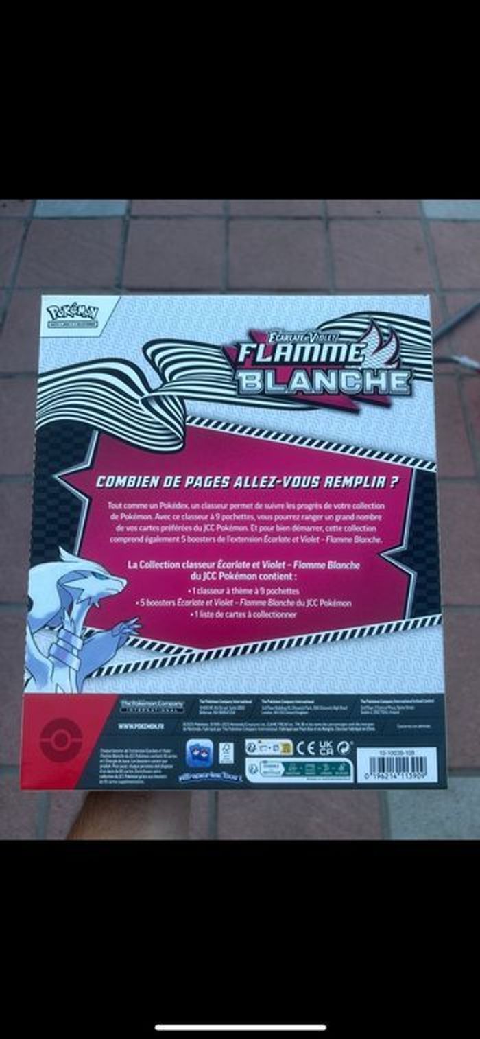Coffret classeur flamme blanche - photo numéro 2