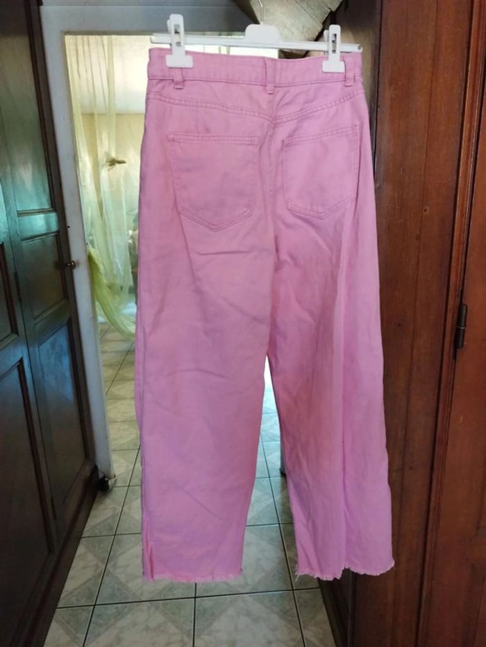 Jeans mom rose Kiabi déchiré taille M/38 y2k - photo numéro 8