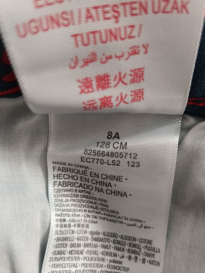 Short en jeans Levi's 8ans - photo numéro 4