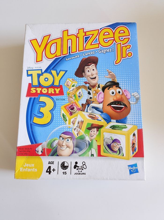 Yahtzee jr toy story 3 hasbro complet