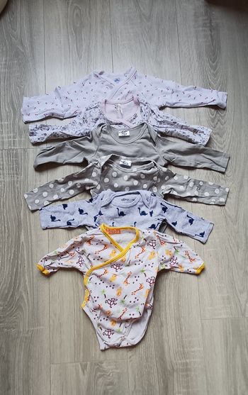 Lot de 6 body 3 mois