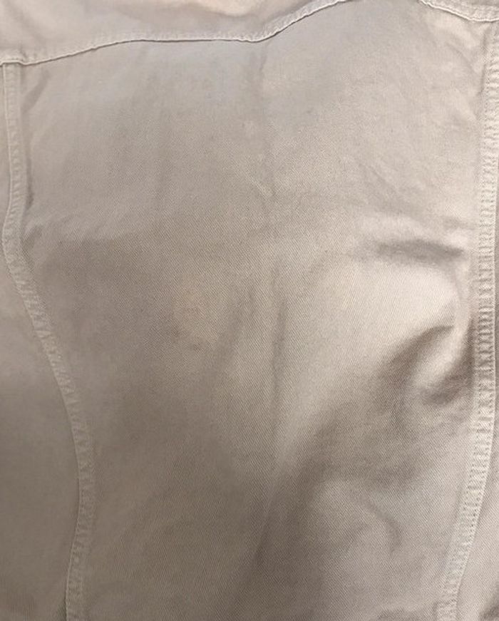 Veste en jean beige boyfriend Outsider Vintage - photo numéro 6