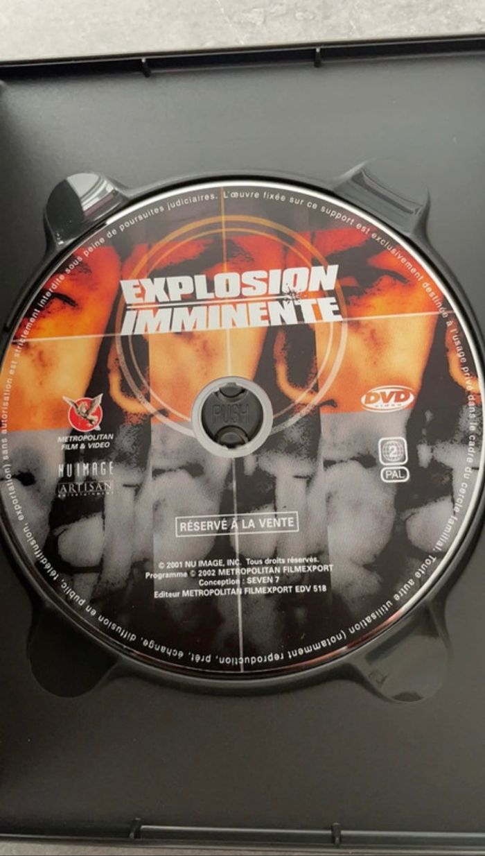DVD Explosion imminente - photo numéro 2