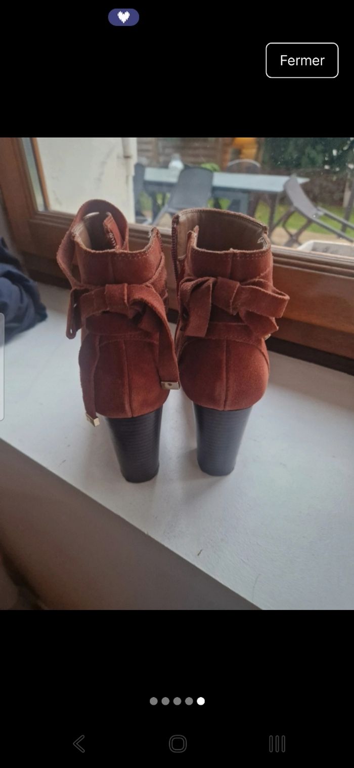 Bottine terra cotta Taille 38 - photo numéro 3