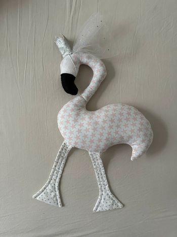 Peluche flamant rose