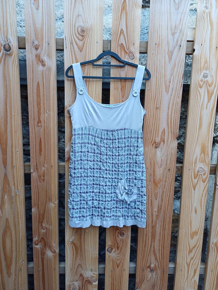 Jolie robe à carreaux Nothing Else taille L - photo numéro 6