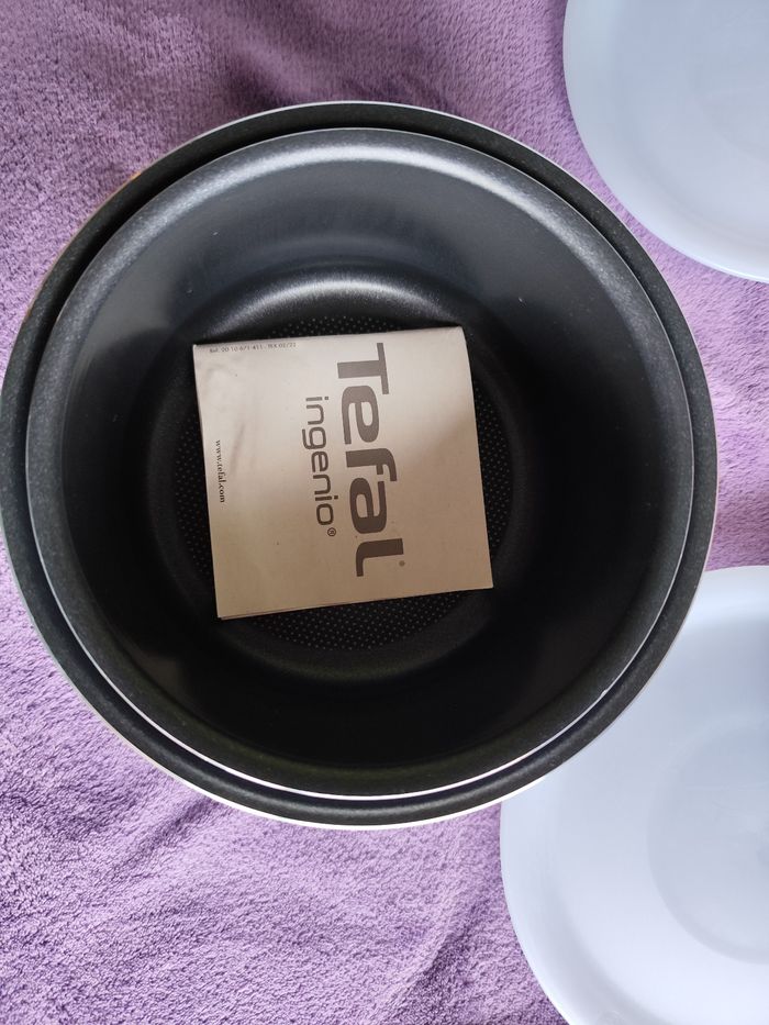 Tefal ingenio easy cook and clean 2 casserole gaz plaque vitrocéramique four 1 poignée amovible 2 couvercle - photo numéro 6