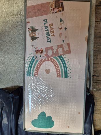  Tapis de Jeu pour Enfant Bebe 150x180x1cm sweety fox neuf