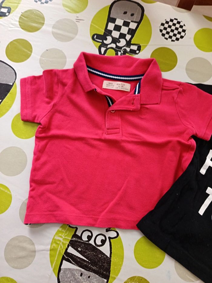 Tee-shirt+polo 9/12 mois - photo numéro 2