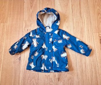Imperméable bleu loutres