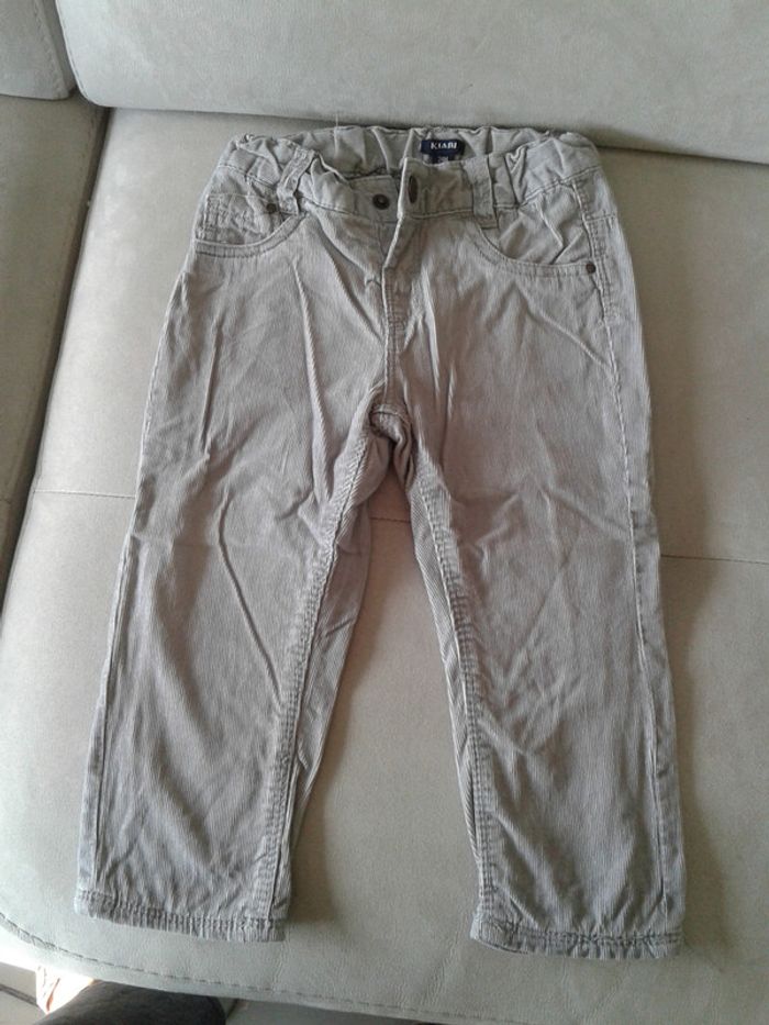 Pantalon velours 2 ans