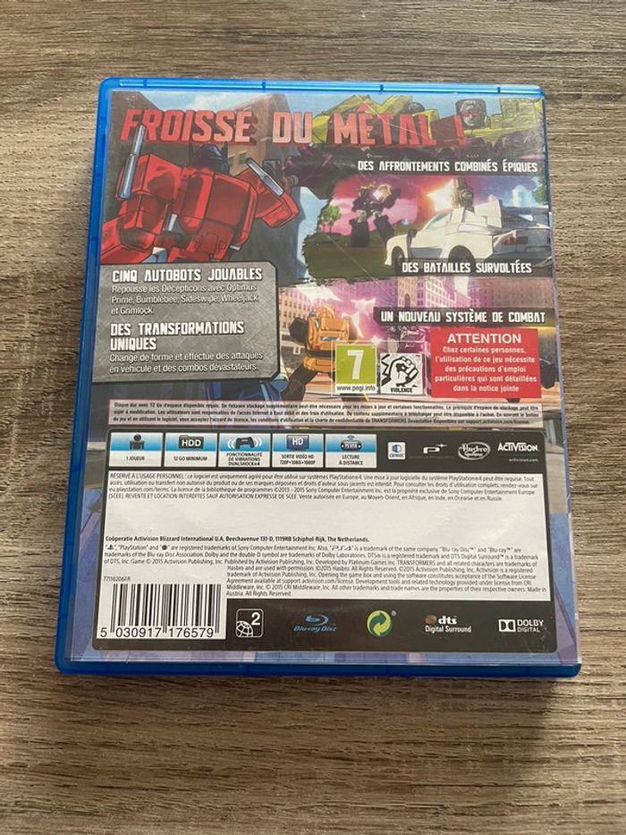 Transformers Devastation Jeu PS4 FR - photo numéro 3