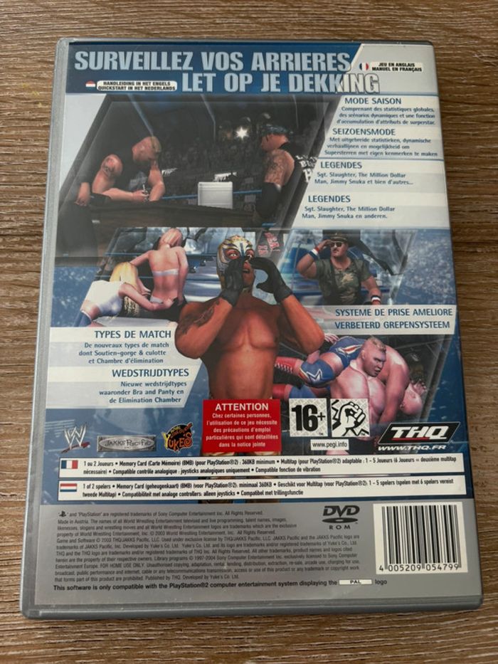 Jeu Smack Down Here Comes The Pain ps2 - photo numéro 3