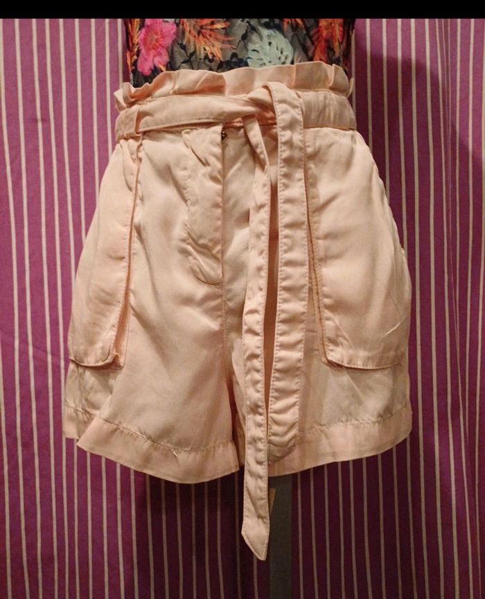 Shorts trapèze taille haute 🩷