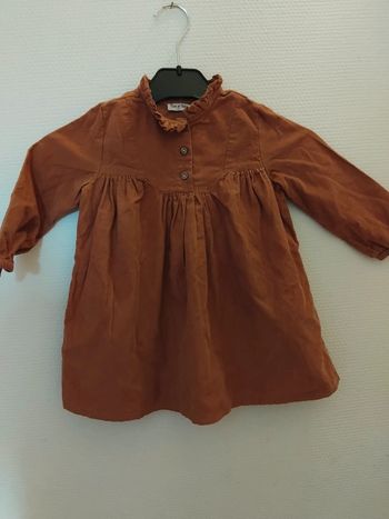 Robe fille 18mois 100% coton