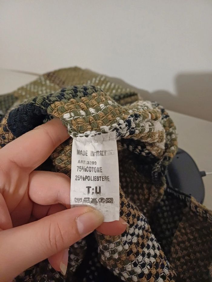 Veste épaisse à carreaux taille S/M 36/38 - photo numéro 10