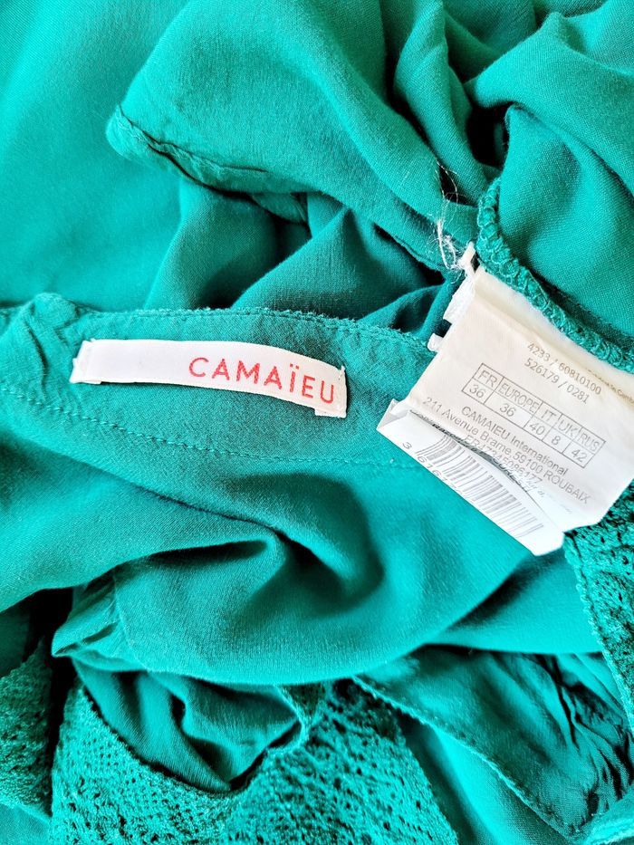 Blouse manches courtes Camaieu - photo numéro 3