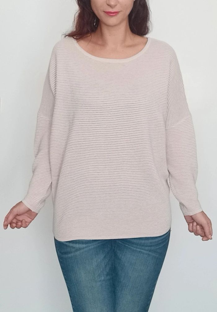 Beau pull côtelé pailleté TU - photo numéro 3
